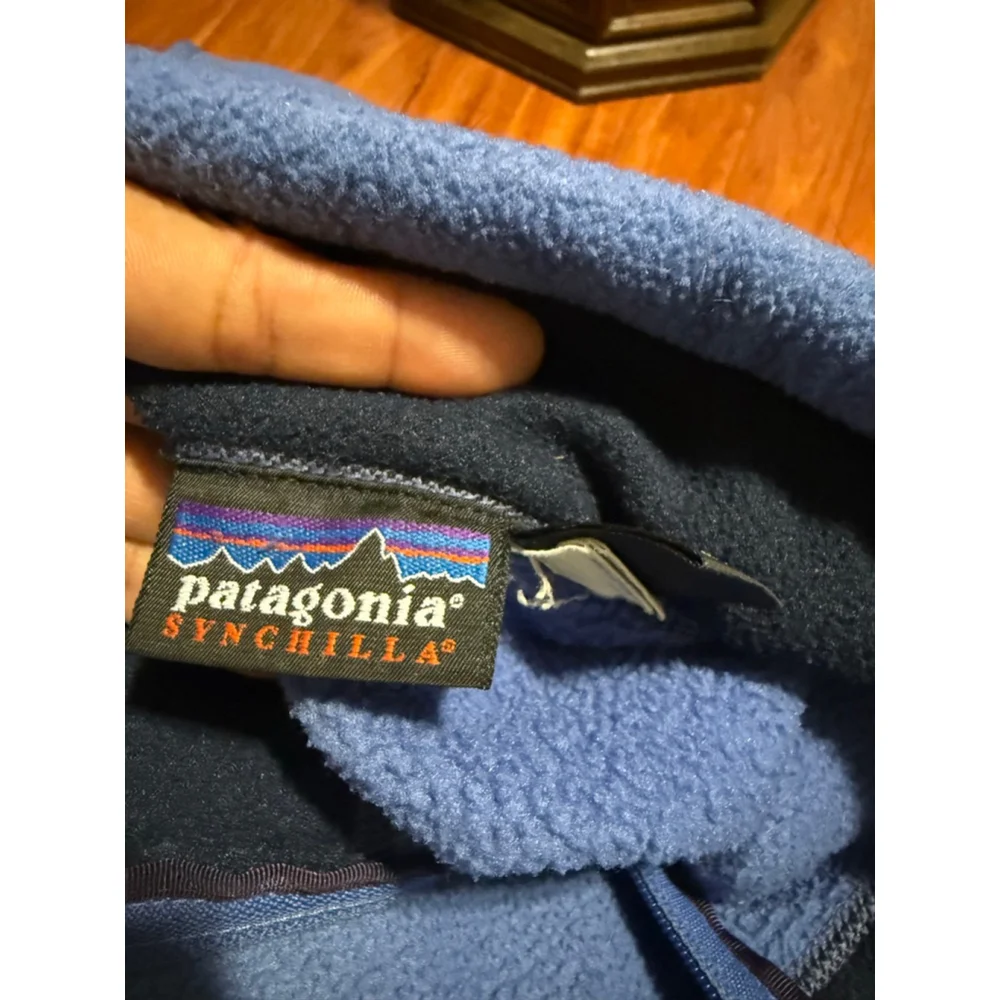 Men's Patagonia Synchilla Fleece Vest Blue Navy M